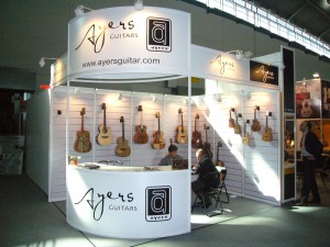 Ayers吉他參加2011德國法蘭克福樂器展